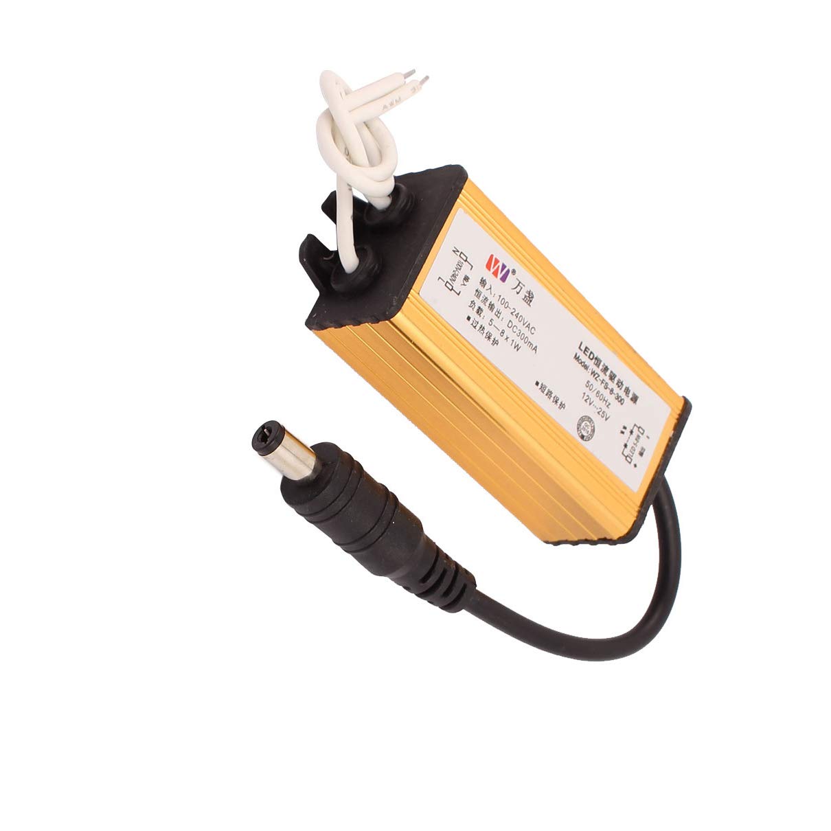 Amazon.co.jp: Aexit AC 100-240V 5〜8W LEDドライバ防水電源出力DC